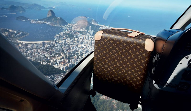 Louis Vuitton rolling trunks