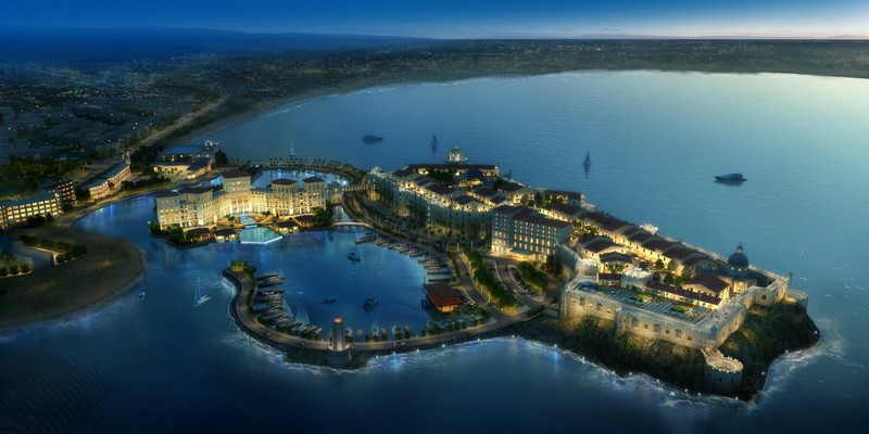 MLD Cabo Verde Resorts-Birdseye View looking from the South