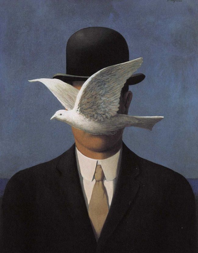 Man in a Bowler Hat, 1964 by Rene Magritte