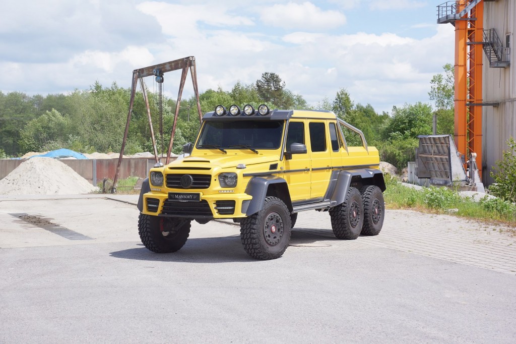 Mansory Extends Customisation Programme to Mercedes-Benz AMG 6x6- -