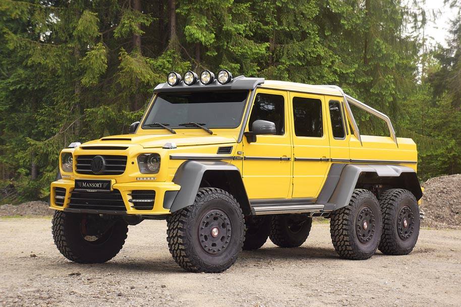 Mansory Extends Customisation Programme to Mercedes-Benz AMG 6x6-lateral