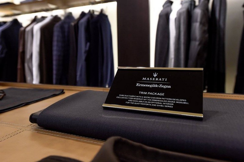 Maserati x Zegna wardrobe 2015 capsule collection in the Frankfurt Store-