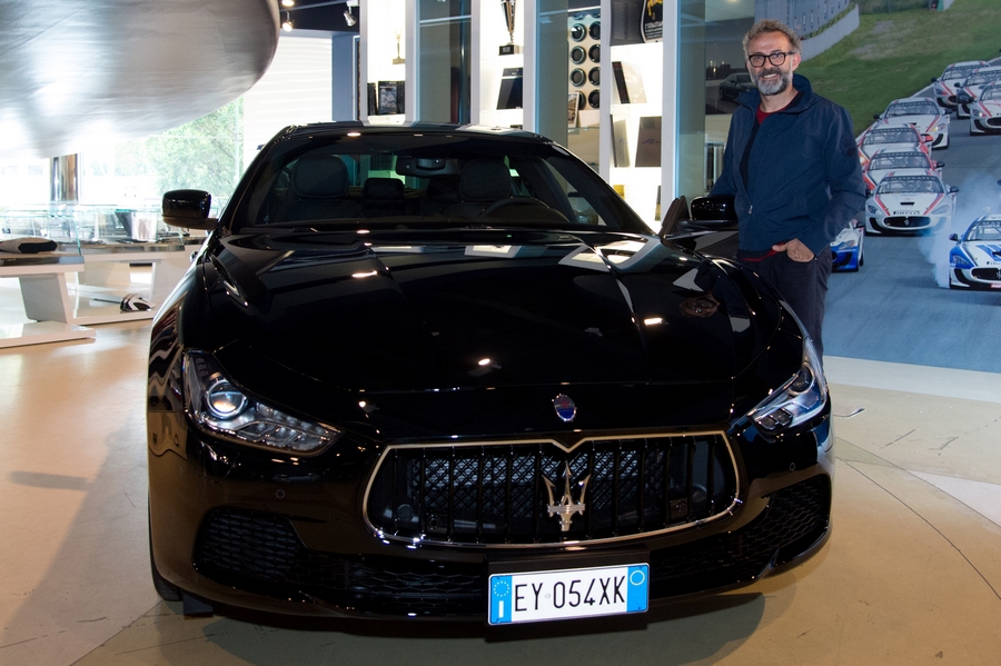 Massimo Bottura gets his new Maserati Ghibli S Q4