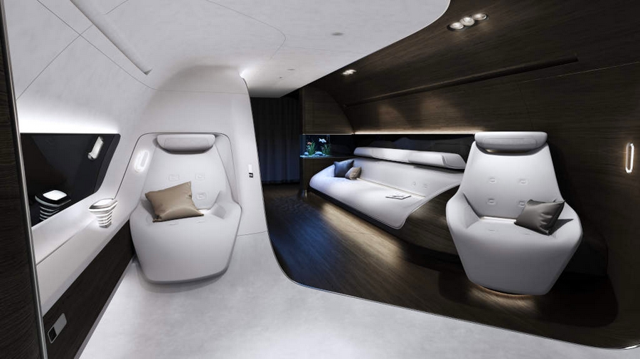 Mercedes-Benz Style and Lufthansa Technik develop VIP cabin for short- and medium-haul aircraft