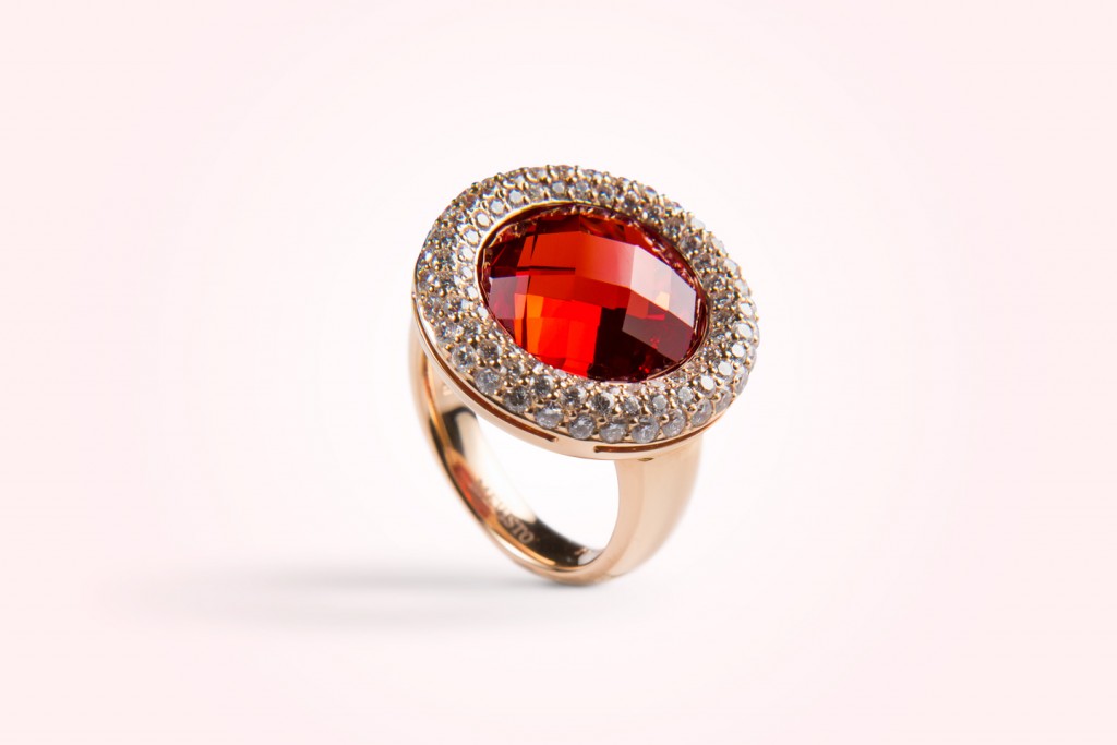 Mevisto stones - ring-rosegold-kinglouis