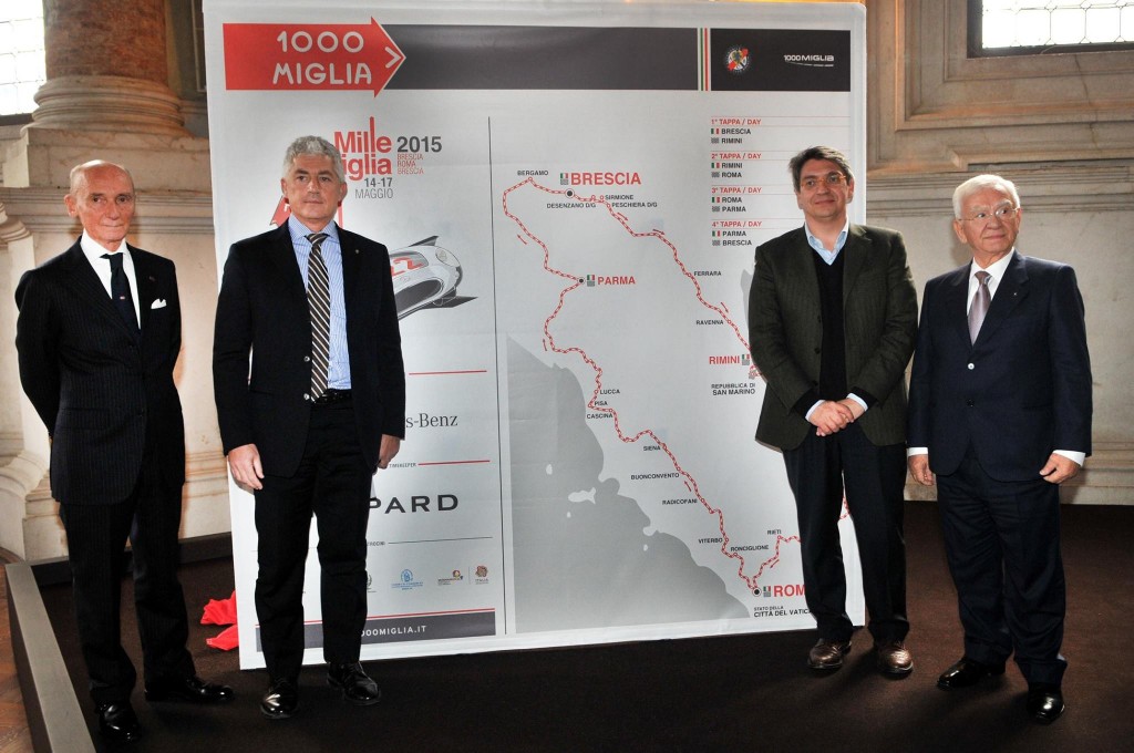 Mille Miglia 2015 - press conference - 2015 route unveiling