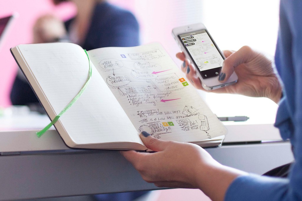 Moleskine Evernote notebook