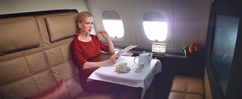 Nicole Kidman Flying Reimagined Etihad Airways - 2015 campaign-