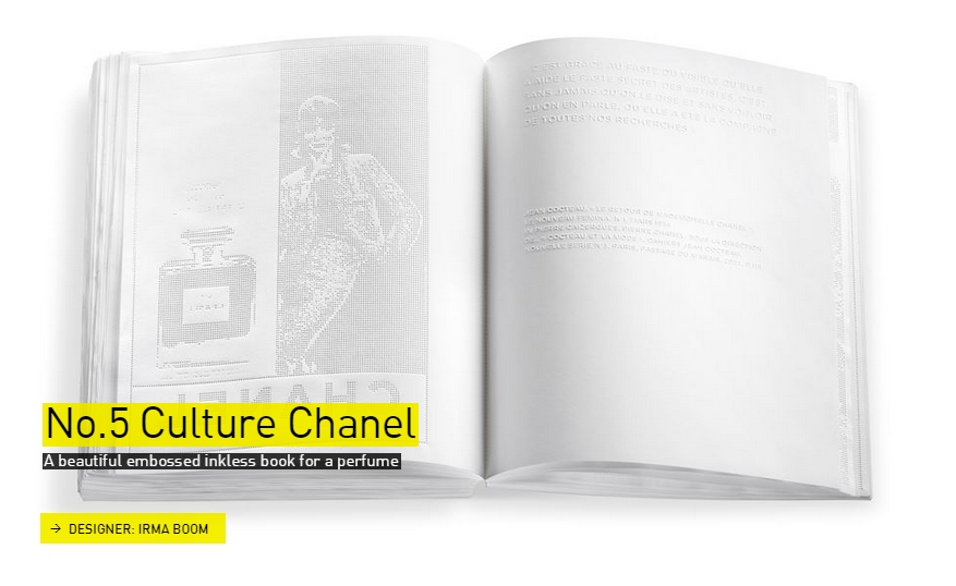 No.5 Culture Chanel inkless book - The Designs of the Year 2015 nominees @  Design Museum London 
