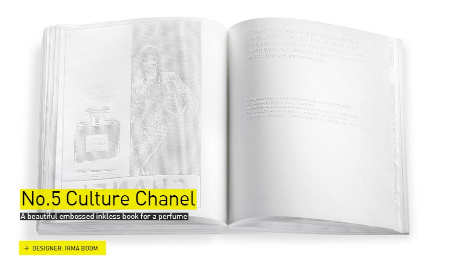 No.5 Culture Chanel inkless book - The Designs of the Year 2015 nominees @ Design Museum London