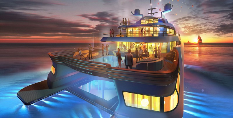 Nobiskrug x Claydon Reeves Radiance superyacht 2015- renderings