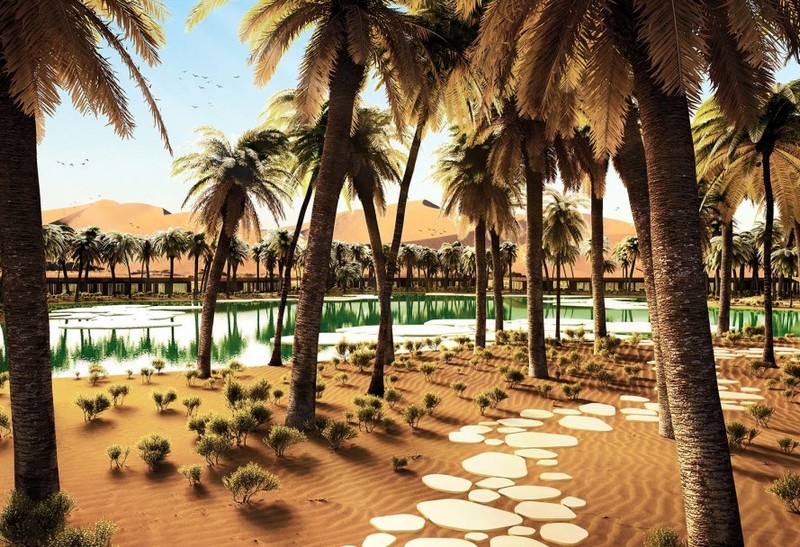 Oasis Eco Resort UAE-the new UAE eco-resort slated for completion in 2020 is striving to be the greenest in the world-