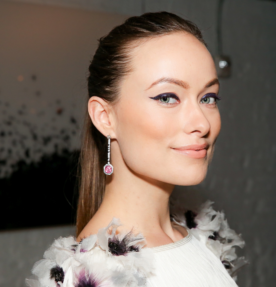 Olivia Wilde in Tiffany jewels at the 2015 Blue Book dinner.