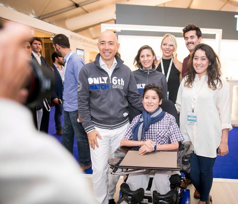 Only Watch auction 2015-Luc Pettavino and his family — at Monaco Yacht Show - MYS.