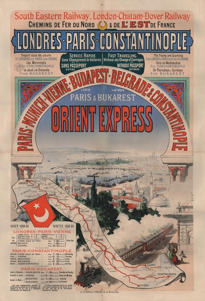 Orient Express map