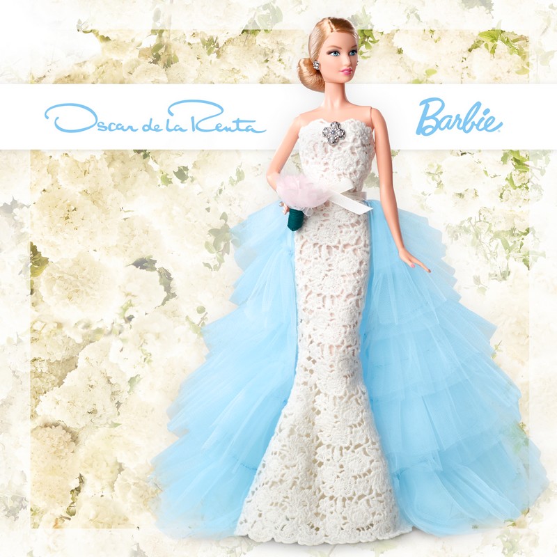 Oscar de la Renta Bridal Barbie Doll 2016