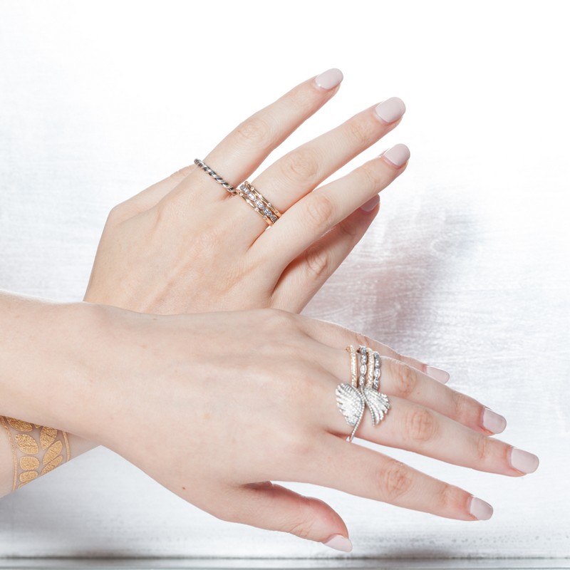Pandora 2015 Collection--Cool ring styling by stylist Nicole Chavez