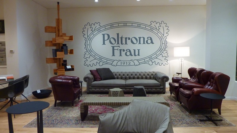 Poltrona Frau temporary store Turin-
