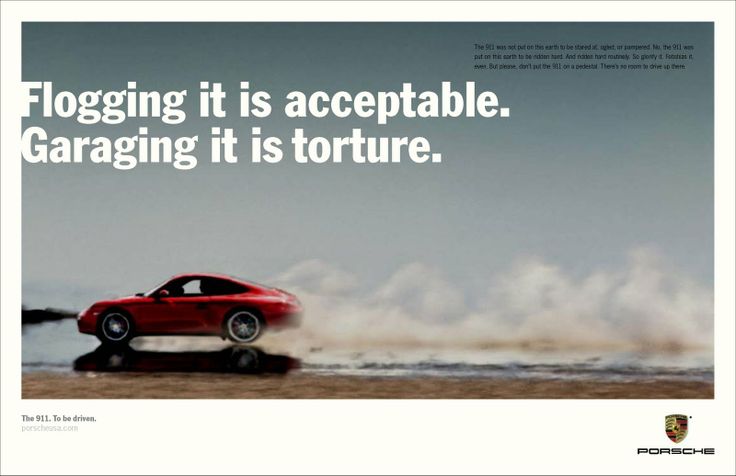 Porsche 911 vintageadvert