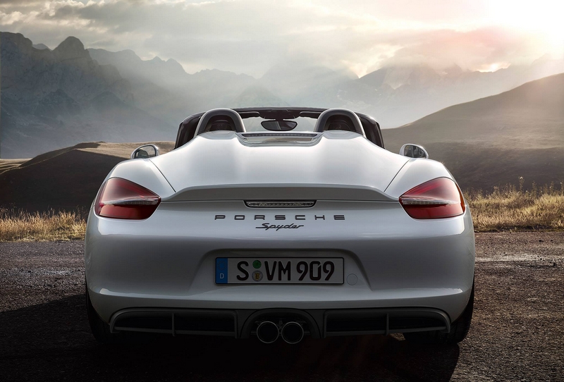 Porsche Boxter Spyder-The new Boxster Spyder debuts at 2015 New York International Auto Show