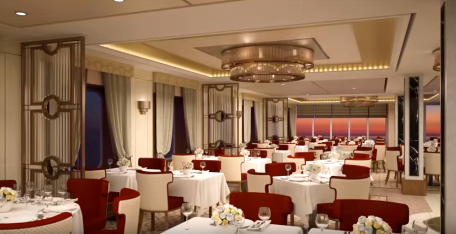 Queen Mary 2 -- dining spaces
