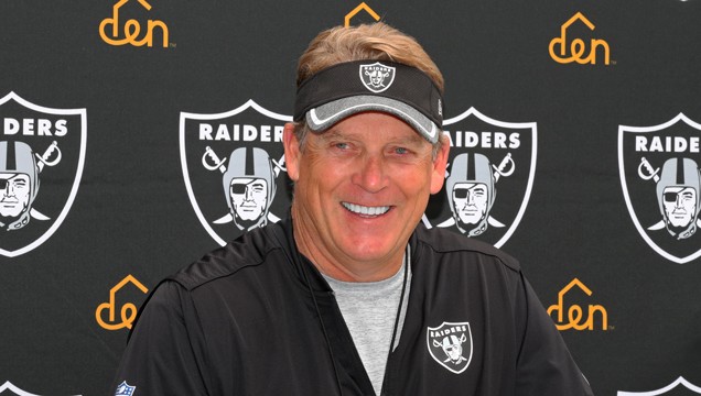 Raiders head coach Jack Del Rio