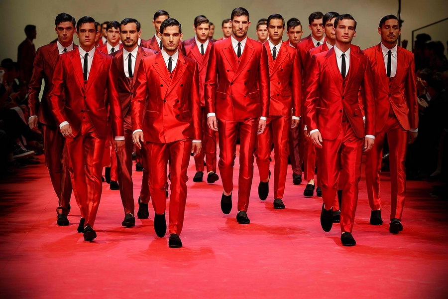 RedSuits Dolce & Gabbana