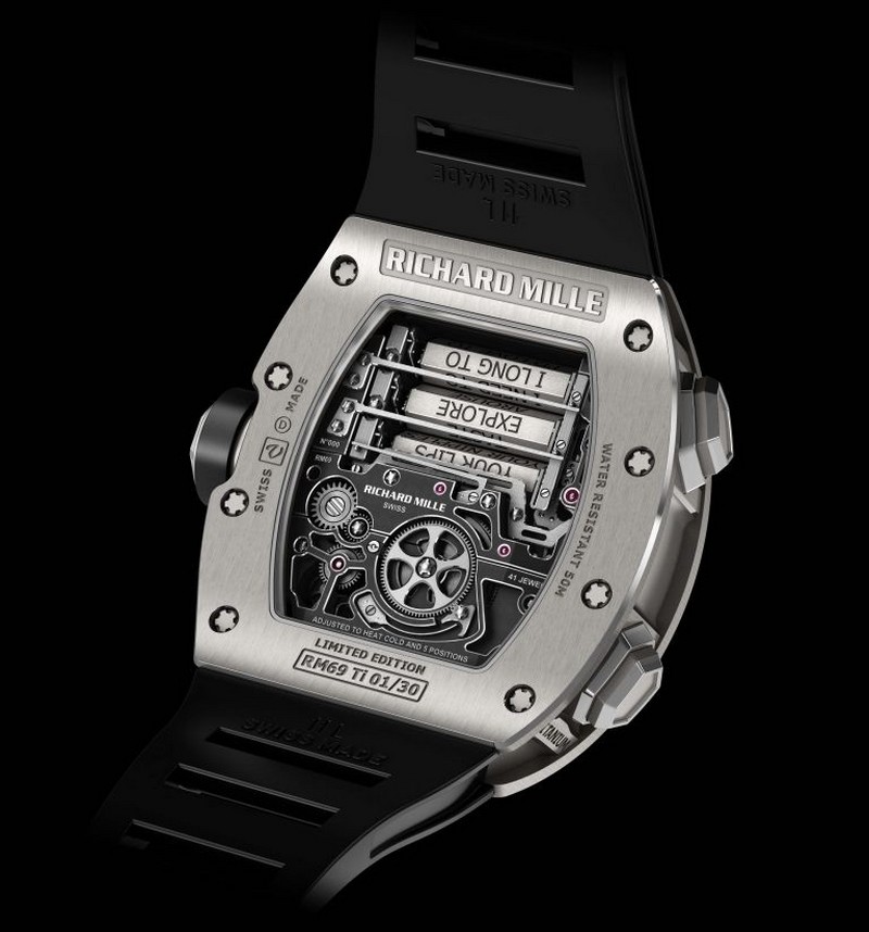 RichardMille RM 69 Erotic Tourbillon - back case