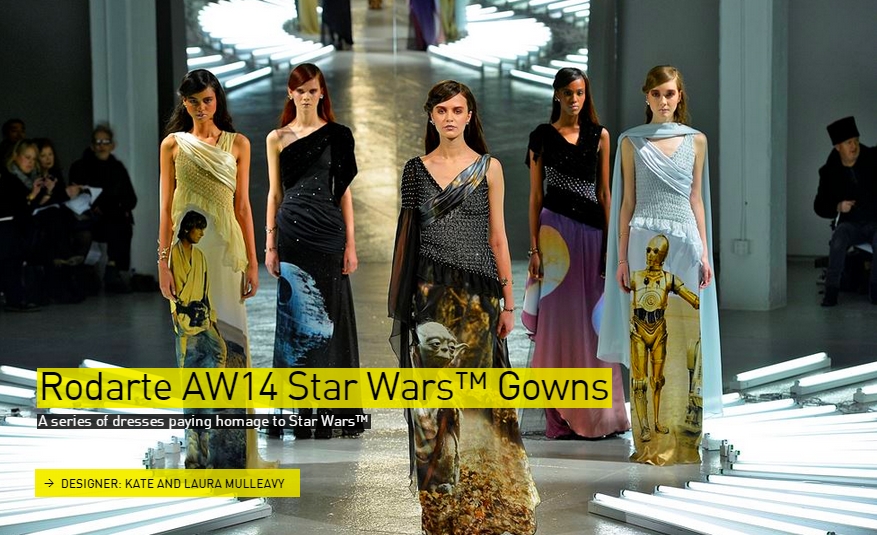 Rodarte AW14 Star Wars Gowns -Fashion - The Designs of the Year 2015 nominees @ Design Museum London