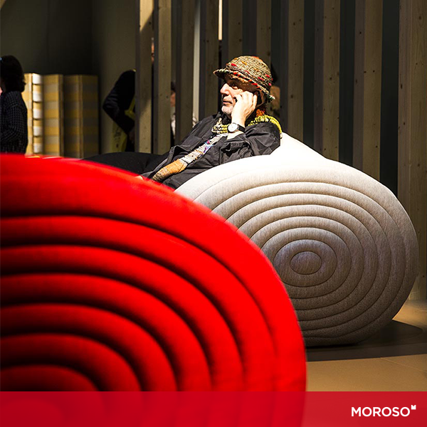 Ron Arad sitting on his Glider