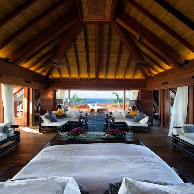 Room with a view on Necker Island