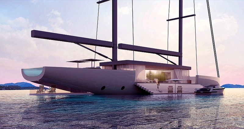 SALT _ Glass sailing yacht concept by Lujac Desautel