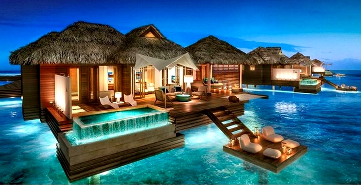 Sandals Royal over the water luxury suites