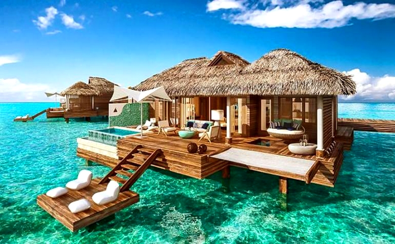 Sandals Royal's first over-the-water suites offer the full experience of living on the ocean-