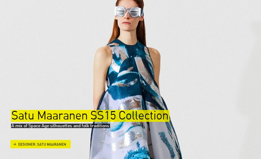 Satu Maaranen SS2015 collection- Fashion- The Designs of the Year 2015 nominees @ Design Museum London