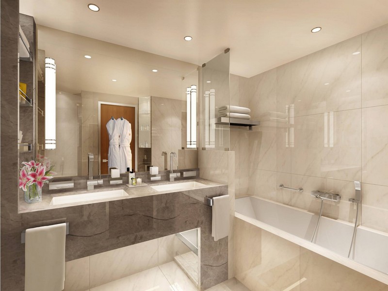 Seabourn Luxury Suites On New Seabourn Encore - Veranda bathroom