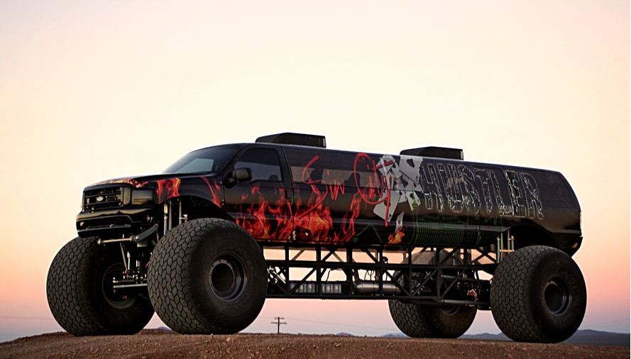 Sin City Hustler - the world’s first luxury monster truck-lateral