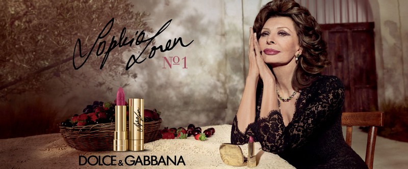 Sophia Loren for Dolce & Gabbana Lipstick