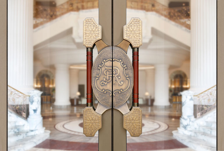 St Regis Dubai hotel -Main Entrance Door Detail