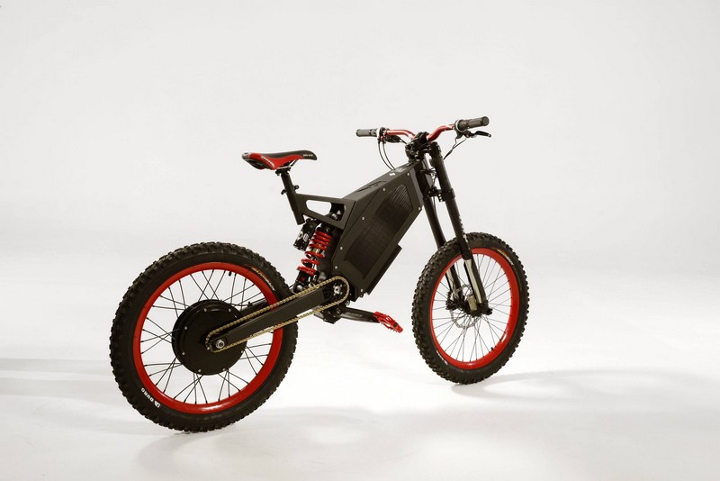 Stealth Electric Bikes in red