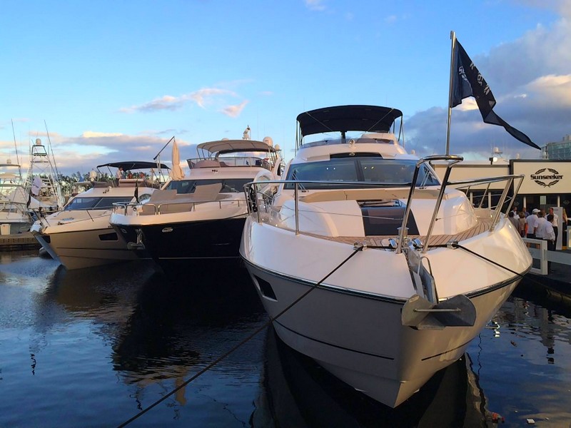 SunseekerOnShow at For Lauderdale International Boat Show 2015---