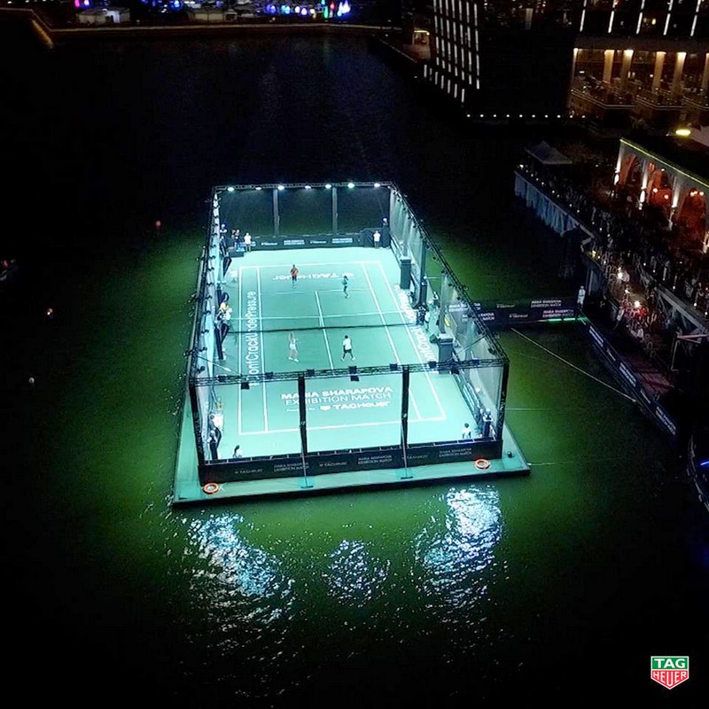 Tag Heuer - Singapore’s first floating tennis platform 2015 -