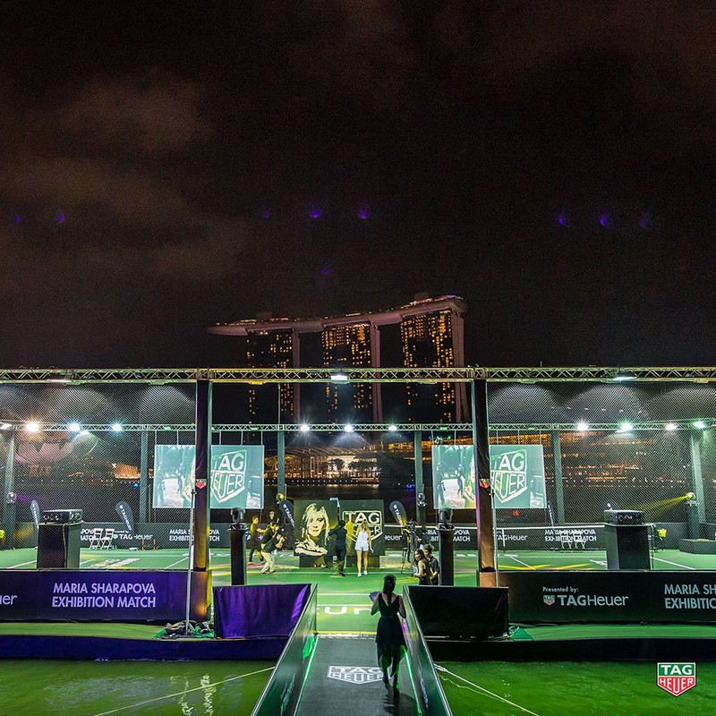 Tag Heuer - Singapore’s first floating tennis platform 2015-