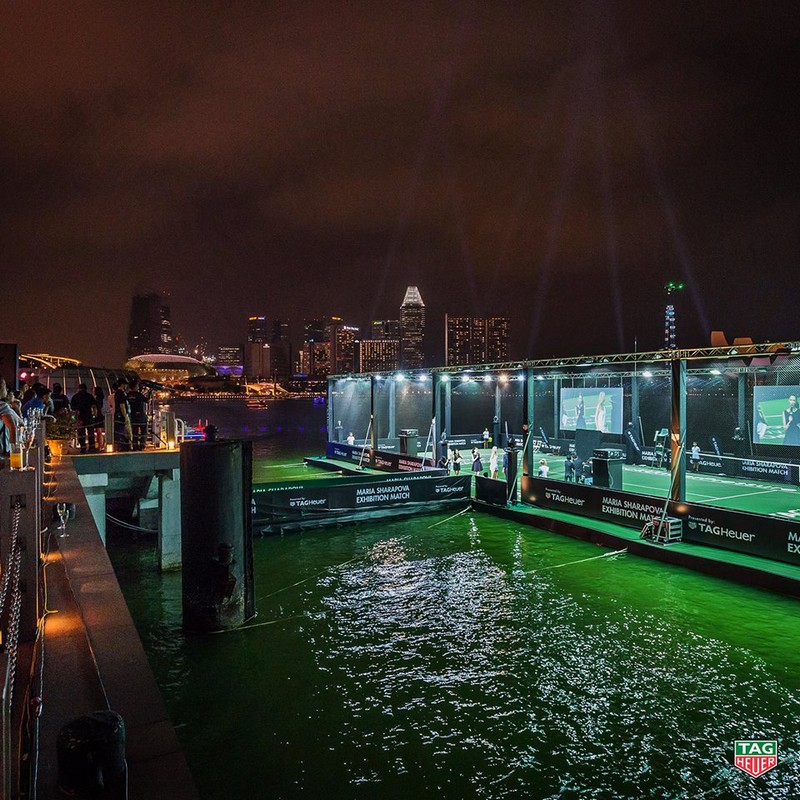Tag Heuer - Singapore’s first floating tennis platform