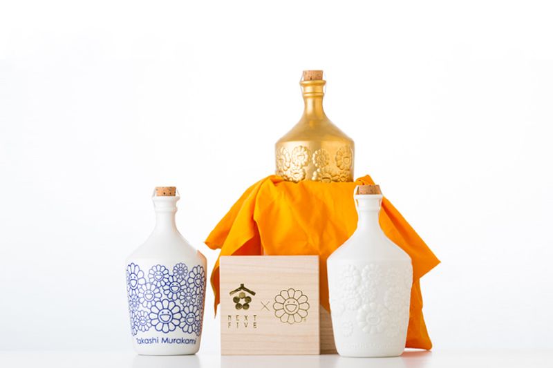 Takashi Murakami × NEXT5  sake bottles 2016-2luxury3