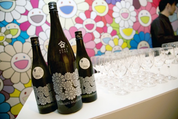 Takashi Murakami × NEXT5  sake bottles 2016 - launching