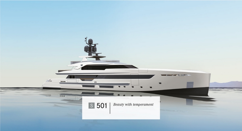 Tankoa Yachts S501 yacht - 2015 renderings