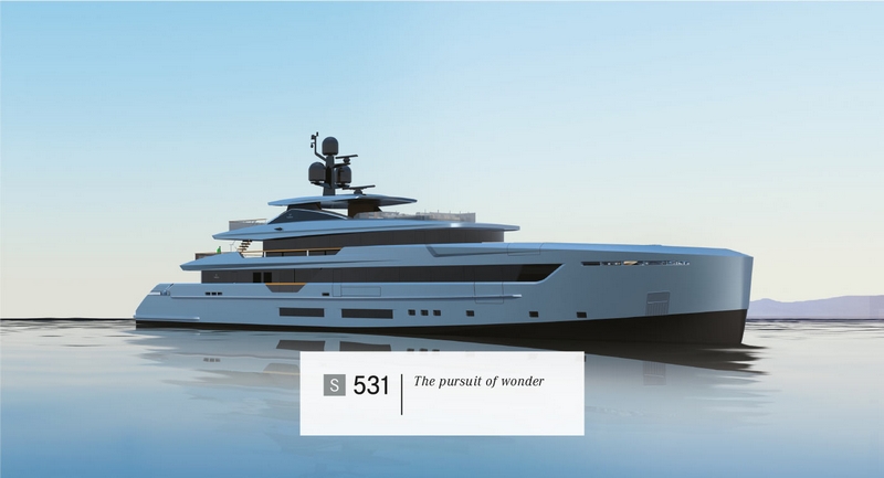 Tankoa Yachts S531 yacht - 2015 renderings