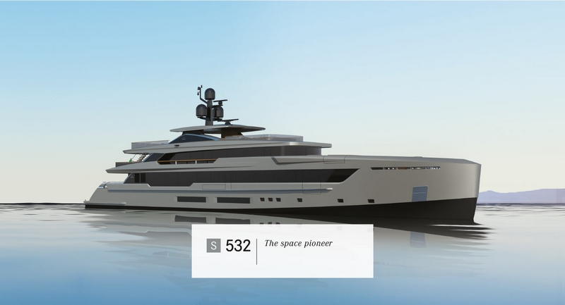 Tankoa Yachts S532 yacht - 2015 renderings