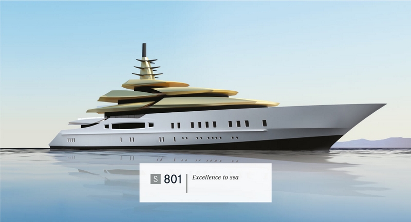 Tankoa Yachts S801 yacht - 2015 renderings